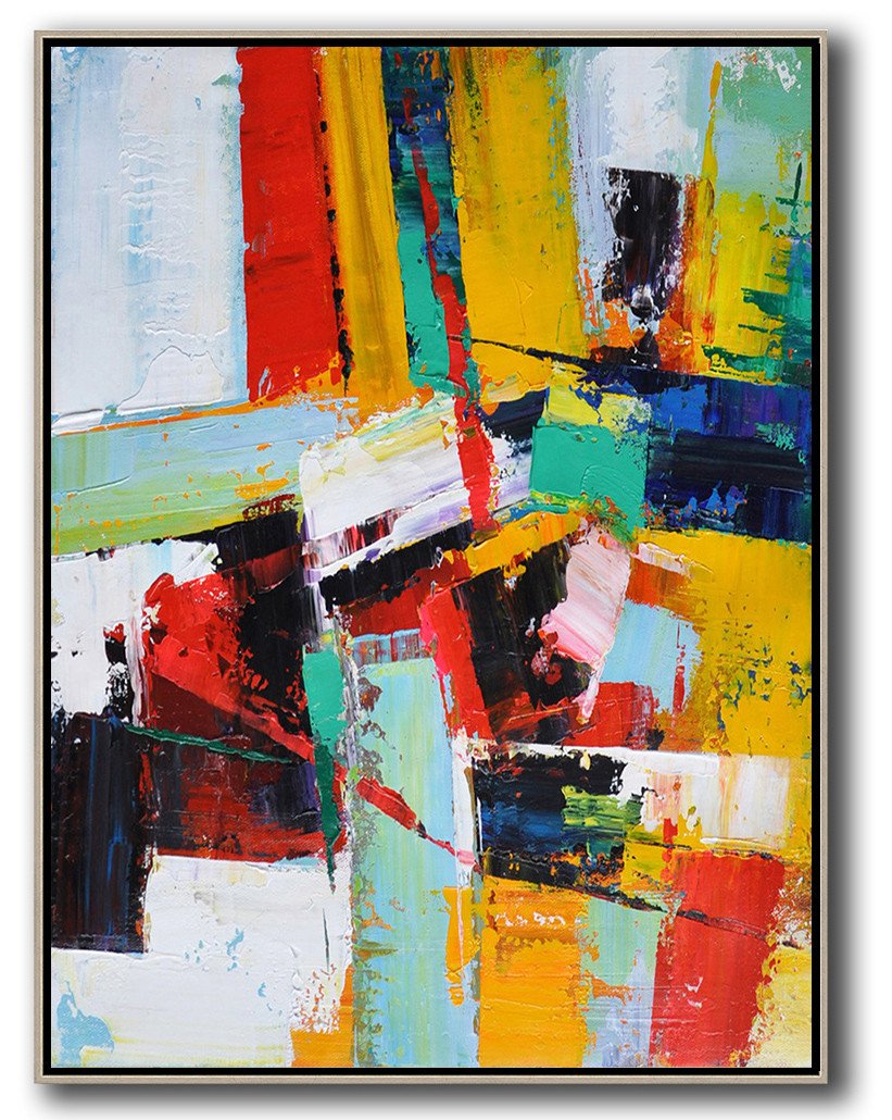 Palette Knife Contemporary Art #L10B - Click Image to Close